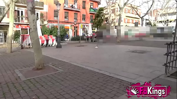 Shameless teen shows her naked body in a shop and gets the whole 'hood horny