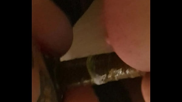 Black  strapon in my ass