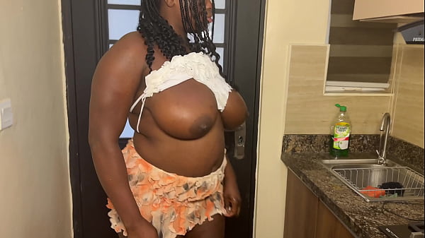 BBW Legend Sapphire 38L Fucks Big Black Cock on Kitchen