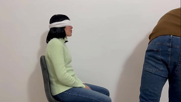 I play the flavor game with the neighbor and trick her into putting my penis in her mouth until I cum inside