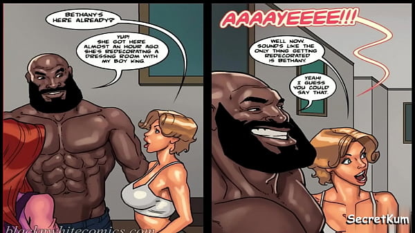 Art Class season #2 ep#4 - 2 Big Black Cocks Back to back  Dirty slut  Apple ipad Pro Comic Art