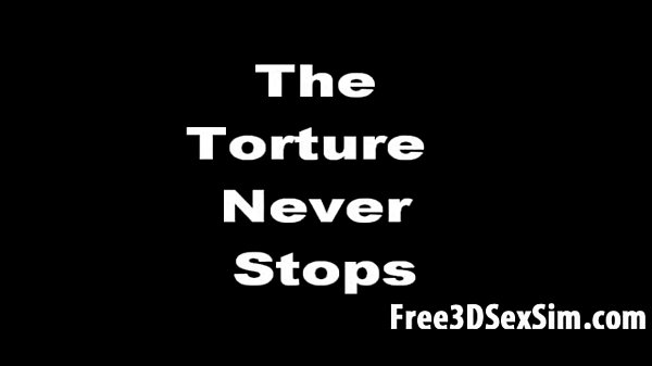 Foxy 3D cartoon brunette hottie enjoying some bondage