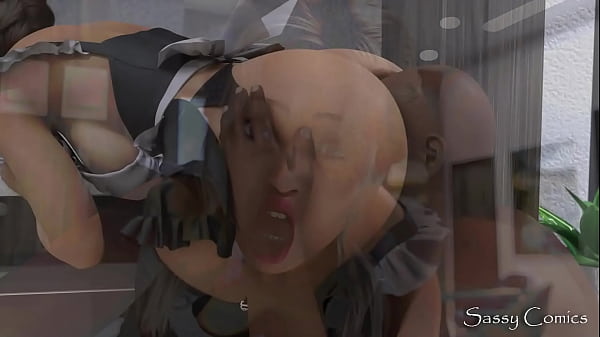 Slutty Maid Anal Fuck in Kitchen by BBC Boss