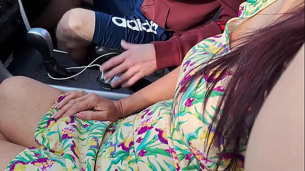 Amateur wife goes car dogging. Picks up strange guy in public to fuck and cum inside her pussy.