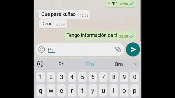 My unfaithful sister-in-law's whore gives me everything on WhatsApp