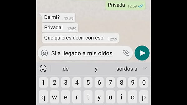 My unfaithful sister-in-law's whore gives me everything on WhatsApp
