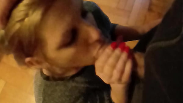 Slut Wife Deep Throats Big Cock while Cooking Dinner