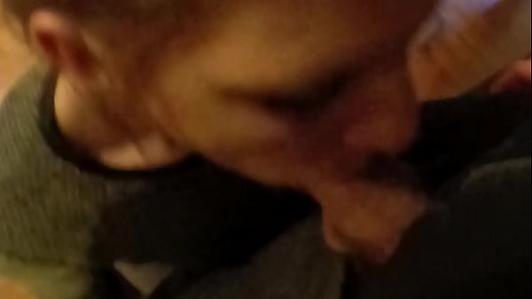 Slut Wife Deep Throats Big Cock while Cooking Dinner