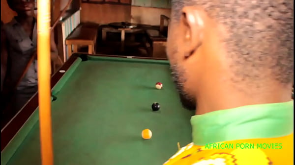 Billiard game bet.  Two customers in a snack bar meet around the pool table for a challenge.  The pretty girl bet her her ass for a hot public fuck for her failure and she will have to respect her agreement