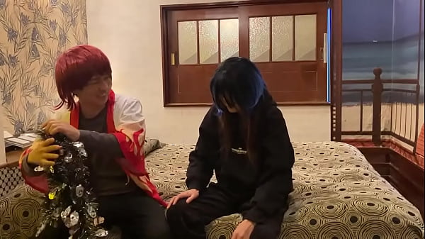 人妻熟女【無修正】ハロウィンの日にコスプレさせられてフェラから生中出し！！！