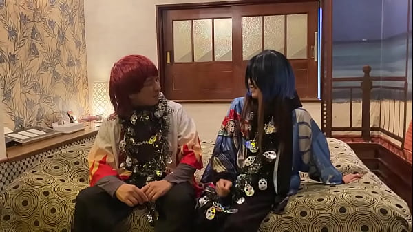 人妻熟女【無修正】ハロウィンの日にコスプレさせられてフェラから生中出し！！！