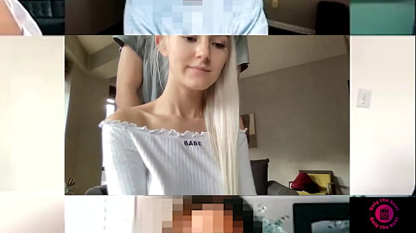 Eva gets creampied while in a zo0m meeting