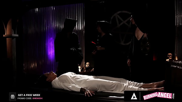 Possessed Slut Gets Gangbanged Hard During Exorcism At Halloween