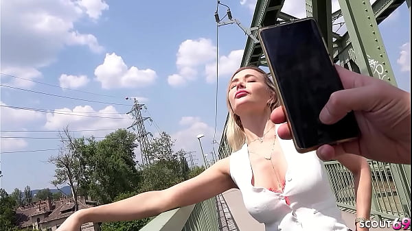 GERMAN SCOUT - TALL WOMAN VERENA MAXIMA SEDUCE TO OUTDOOR FUCK AT MODEL JOB