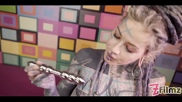 ANAL QUEEN Anuskatzz in corset plays with metal toy and gets her ass fucked by big dick and SQUIRTs