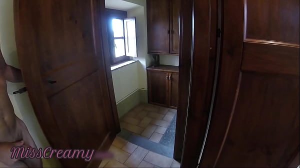 Public Wank Flash - Flashing dick to a stranger neighbor who helped me fuck and cumshot P1 - MissCreamy