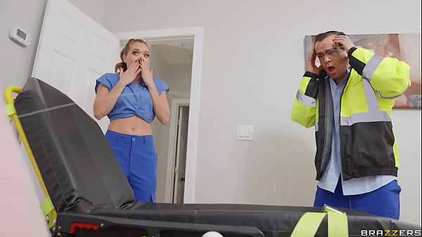 Squirty Pregnant GF & Paramedic Threesome - Lila Lovely, Katie Kush / Brazzers