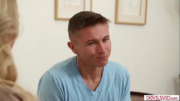 Stepson ass fucking busty blonde stepmom