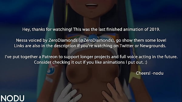 Nessa from pokemon gets fucked