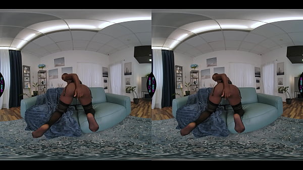 Erotikus fekete szépséget csábítő fehérneműben