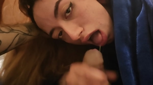 tasty blowjob with cumshot