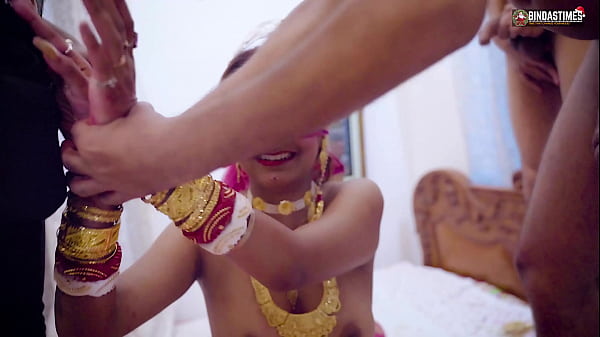 GangBang Suhagarat Part 2 - Desi Indian Cute Wife Very 1st Suhagarat ( Full Movie )