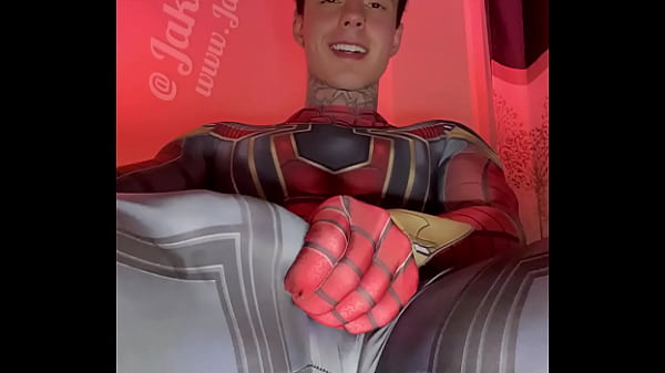 Stroking My Massive Cock In Super Hero Costumes Before Shooting A Huge Load