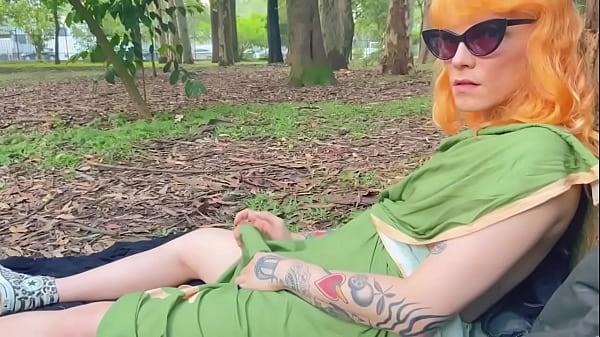 Jerking Off At A Public Park