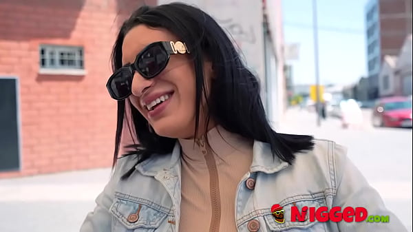 Amateur Nelia Estrada faces her first INTERRACIAL 3SOME!