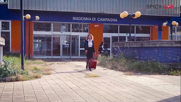 Italian Porn Scout with hot milf Julia North