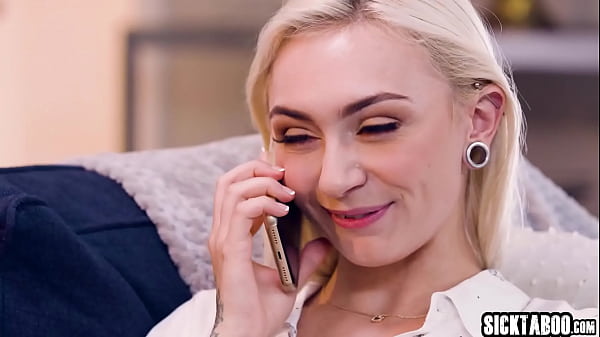 Sexy blonde teen babysitter Chloe Temple caught masturbating and fucked so hard