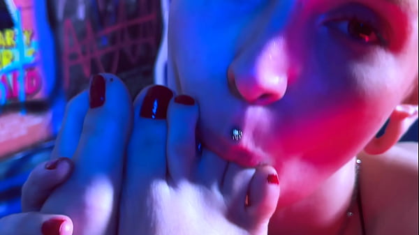 Hottie Babes Playing Footsies   Messy Foot Play