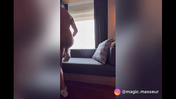 Introducing “Magic Massuer” who is big and pumped and makes the women squirt and shiver.  Any volunteer?