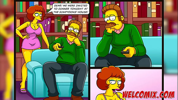 Returning the kindness! Swap wives! The Simptoons, Simpsons porn