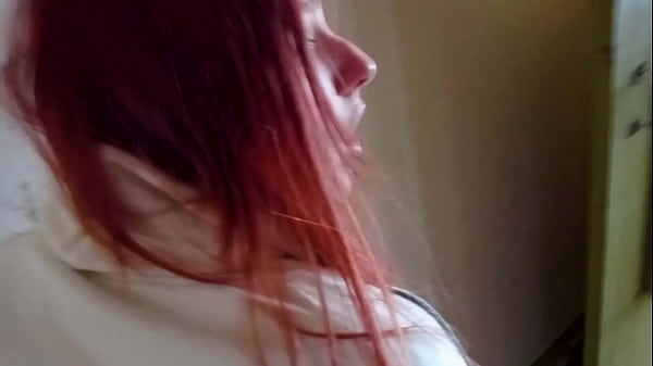 Fucked Me in the Stairwell while Parents are at Home - Swallowed Sperm - POV
