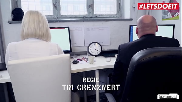 LETSDOEIT - (Lilli Vanilli & Mark Aurel) Busty Secretary Takes It At Work From Her Bald Boss