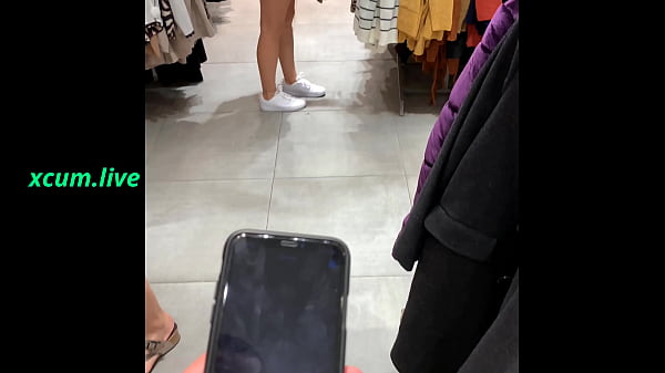 Step sister gets juicy in shopping mall with lovense lush vibrating toy controlled     xhentai.live