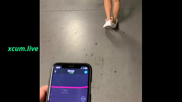 Step sister gets juicy in shopping mall with lovense lush vibrating toy controlled     xhentai.live