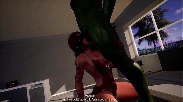 3D Hentai The Incredible Hulk x Black Widow 4k