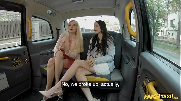 Fake Taxi Two sexy horny babes give the taxi driver a pity fuck