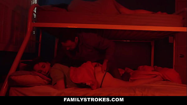 Stepdaddy Fucking His Stepdaughter in Night | Kelsey Kage, Lily Moon