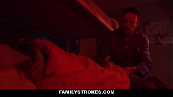 Stepdaddy Fucking His Stepdaughter in Night | Kelsey Kage, Lily Moon