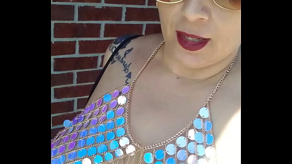 My wife is a sexy exhibitionist, i love to see her flashing her big pierced tits.