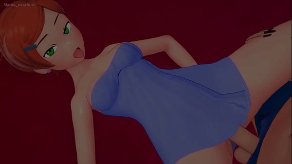 Gwen termino su ducha y se quita la toalla para follar (versión adulta)