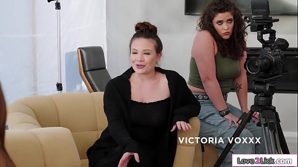 Director crew joins lesbian stepmom and stepdaughter to lick