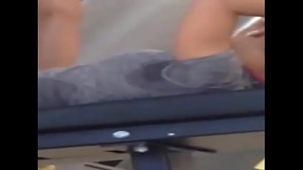 young gril at fitness with sweaty armpit Thumbnail