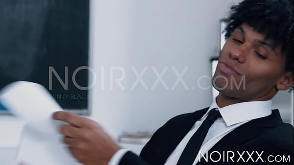 Ebony dudes Adrian Hart and Tony Genius set the books aside to fuck one another