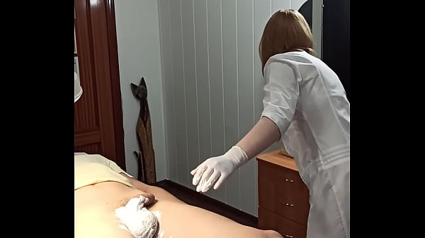 Depilation mistress SugarNadya makes a haircut with a pubic,dick trimmer and anus shaving - I put it on all fours