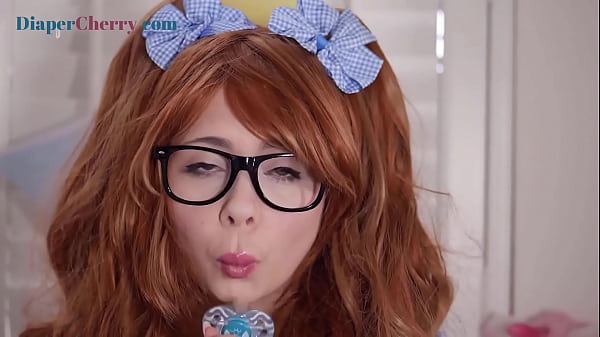 Cherry English Diaper Butt Plug Fun