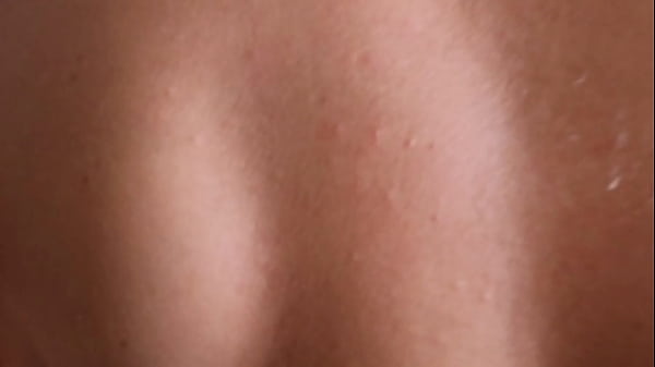 Wife got OIL massage and dick in her wet pussy (CUMSHOT) on her back POV